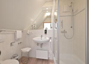 Ein Badezimmer in der Unterkunft Hotel- & Ferienanlage Kapitäns-Häuser Breege