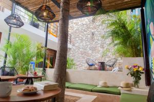Istumisnurk majutusasutuses Latino Hotel Boutique