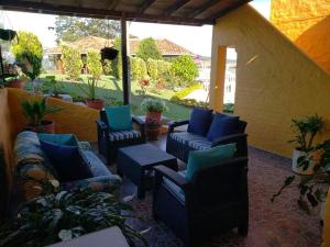 Istumisnurk majutusasutuses Finca Sanfelipe