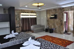 Postel nebo postele na pokoji v ubytování Hotel SAARA