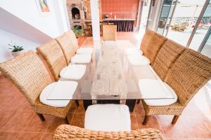 Posezení v ubytování Finca la fortaleza