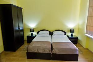 Postel nebo postele na pokoji v ubytování Imereti Health Resort