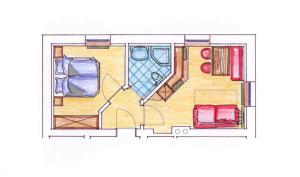 The floor plan of Mountainpeak