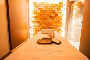 Postel nebo postele na pokoji v ubytování Hotel Villa Imperina