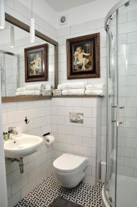 Kúpeľňa v ubytovaní Apartamenty Kopernika 14