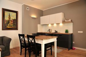 Kuchyňa alebo kuchynka v ubytovaní Apartamenty Kopernika 14