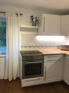 Kuchyň nebo kuchyňský kout v ubytování Ferienhaus Vera