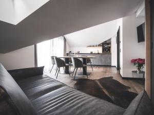 Kuchyň nebo kuchyňský kout v ubytování Appartementhaus Das Vidum + 18 fotografií