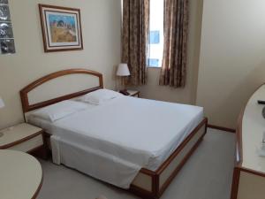 Postel nebo postele na pokoji v ubytování Hotel Sagres