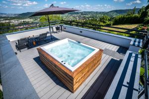 Spa and/or other wellness facilities at D_View House, industrial living in the hills