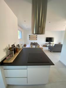 Η κουζίνα ή μικρή κουζίνα στο Villa Santa Giulia