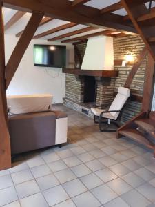 Area soggiorno di Raidillon - gîte 5 chambres