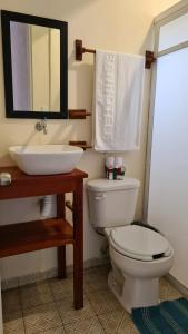 Hotel Machos Mahahual的一间浴室
