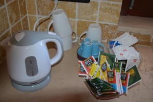 Príslušenstvo na prípravu kávy alebo čaju v ubytovaní Da Nicolò