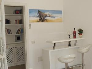 Knihovna v bed and breakfast
