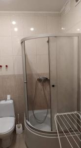 Koupelna v ubytování У князя Лева поряд Площі Ринок at Duke's Aparment Next to Rynok Square