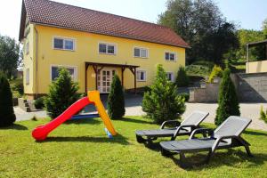 Zahrada ubytování Černý Kocour Apart hotel
