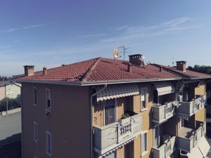 The building in which a panziókat is located