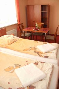 Postel nebo postele na pokoji v ubytování Černý Kocour Apart hotel