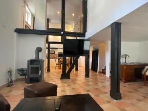 Posezení v ubytování Villa Dornröschen Hofgeismar