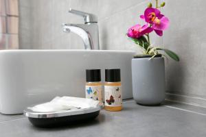 A bathroom at Villa Kouf
