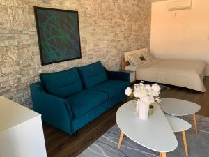 Posezení v ubytování Apartmán u pláže s terasou