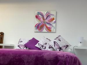Voodi või voodid majutusasutuse Pico Partido villa heated pool toas