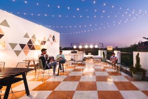 Istumisnurk majutusasutuses Minimalist One Hauz Khas Village