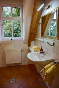 Koupelna v ubytování Weinhof Grosch