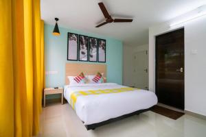 Voodi või voodid majutusasutuse Flamingo Suites toas