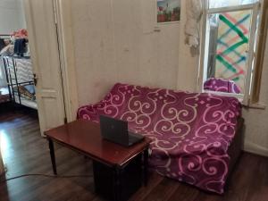 Giường trong phòng chung tại My Hostel and Cooking House!