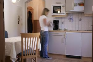 Kuchyňa alebo kuchynka v ubytovaní Appartements Barbara