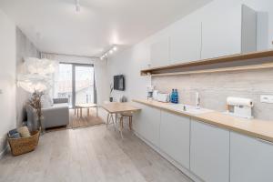 Kuchyňa alebo kuchynka v ubytovaní Apartment Balticus 19A by Noclegi Renters