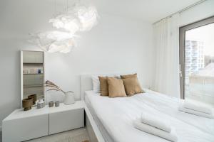 Posteľ alebo postele v izbe v ubytovaní Apartment Balticus 19A by Noclegi Renters