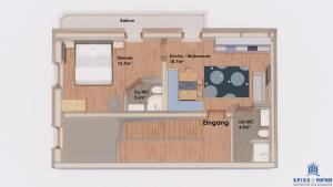 The floor plan of Aurora