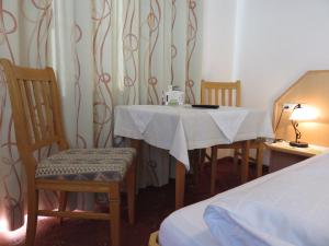 Postel nebo postele na pokoji v ubytování Haus Barbara