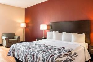 Postel nebo postele na pokoji v ubytování Red Roof Inn Dumas