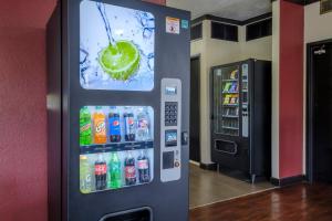 a drink vending machine with a lime on the screen at Red Roof Inn Hot Springs in Hot Springs