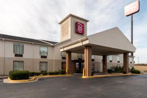 a rendering of the front of a hotel at Red Roof Inn Morehead in Morehead
