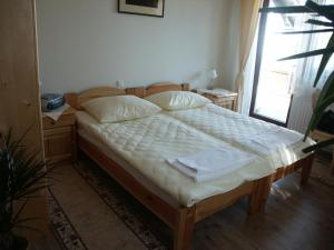 Ένα ή περισσότερα κρεβάτια σε δωμάτιο στο Pri Lazarju Farm Stay