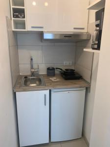 Kuchyň nebo kuchyňský kout v ubytování Sauerlandblick - Appartement & FeWo Wickede