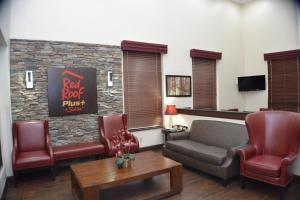 אזור ישיבה ב-Red Roof Inn PLUS+ & Suites Chattanooga - Downtown