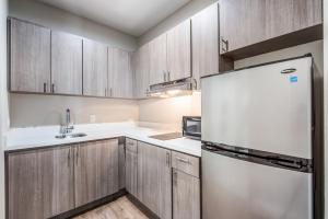 Kuchyň nebo kuchyňský kout v ubytování Red Roof Inn Baytown