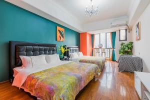 Foto dalla galleria di Lavender Apartment a Canton