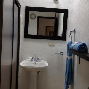 Koupelna v ubytování Hotel Faroazul RNT12633