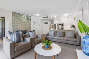 Istumisnurk majutusasutuses Mirra Chana Beachfront Apartments Mooloolaba