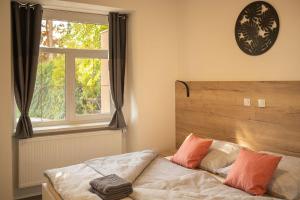 Posteľ alebo postele v izbe v ubytovaní Apartsee Wellness Plzeň