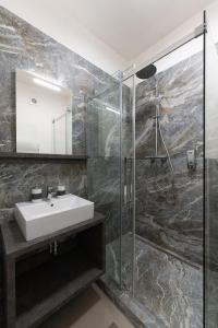 Kúpeľňa v ubytovaní Apartsee Wellness Plzeň