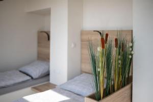 Posteľ alebo postele v izbe v ubytovaní Apartsee Wellness Plzeň
