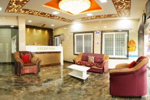 Istumisnurk majutusasutuses Akash Residency